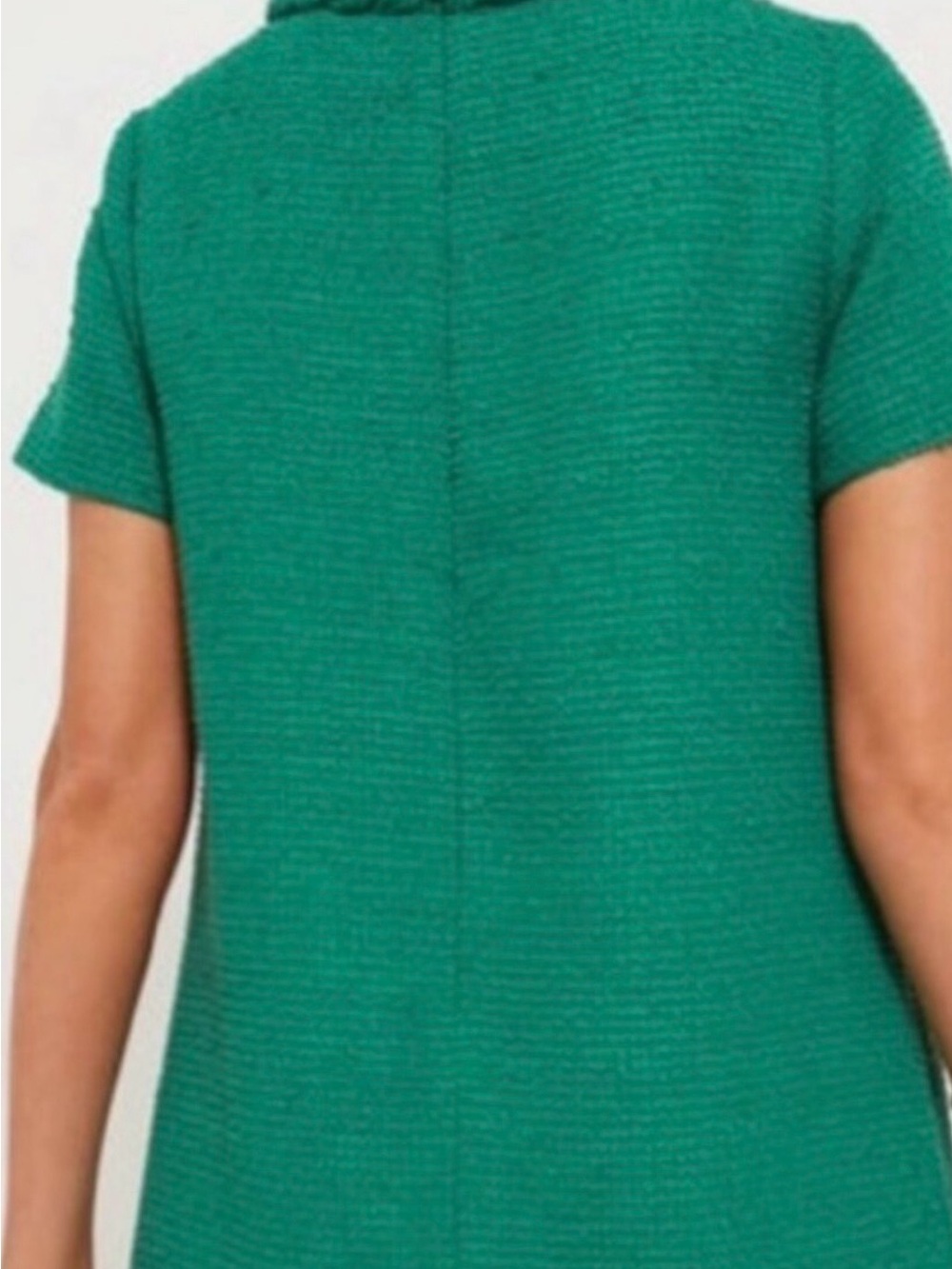 Tuckernuck Emerald Green Braided-Trim Shift Dress - Picture 5 of 9